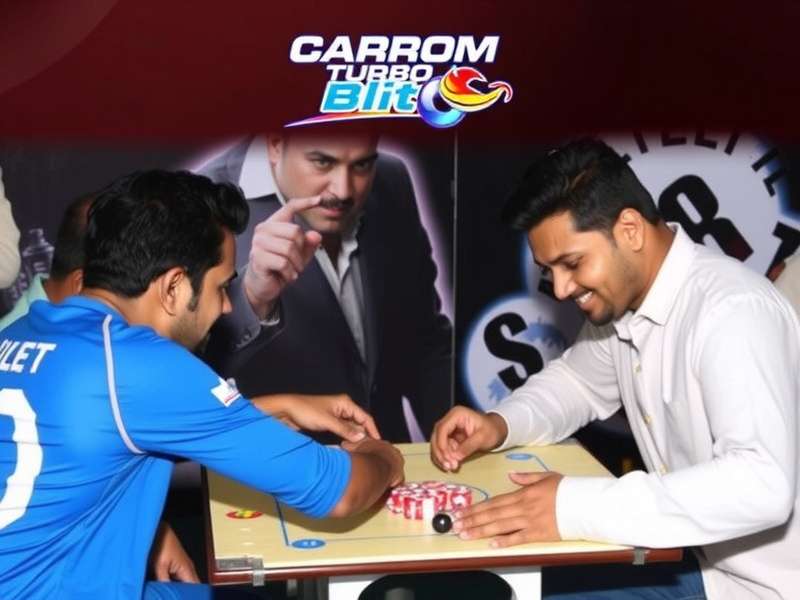 Carrom Turbo Blitz celebrity match with Indian cricketer and actor playing together